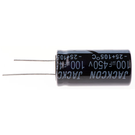 Condensateur RS PRO 100µF, 450V c.c.