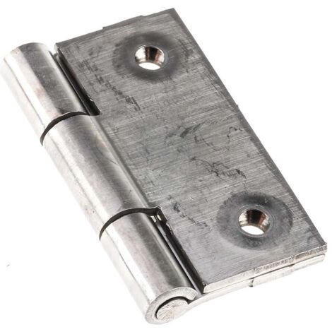 Charnière en inox, 50mm x 50mm x 2mm ( Prix pour Paquet de 2 ) (1/3)