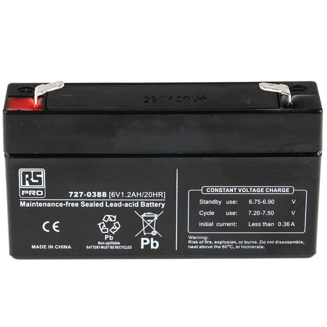 Batterie au plomb étanche RS PRO 12V 100Ah cyclique