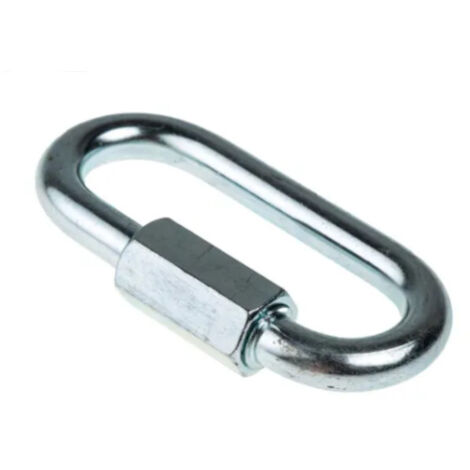 Maillon de chaîne, Acier Plaqué Zinc, dia. 3.5mm, longueur 36mm ( Prix pour Paquet de 10 ) (1/2)
