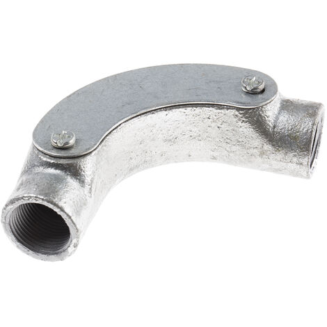 Raccord de gaine RS PRO, taille 20mm en Acier ( Prix pour Paquet de 5 ) (1/2)