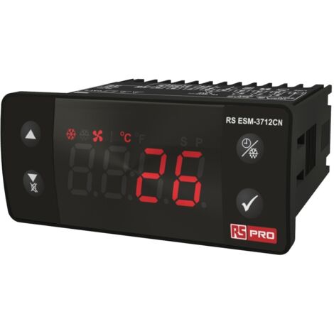 Contrôleur de température Marche/Arrêt, 1030 V c.c., 3 sorties Relais1 entrée thermocouple, 76 x 34.5mm ( Prix pour 1 ) (1/2)