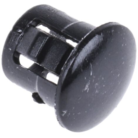 Bouchon obturateur RS PRO non fileté, Ø 5mm - 6.3mm en Nylon 66 ( Prix pour Sachet de 25 )