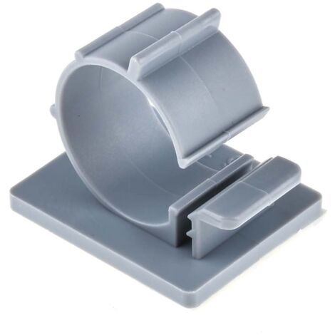 Clip serre-câbles auto-adhésif, Ø max 18mm en Nylon ( Prix pour Sachet de 50 ) (1/3)