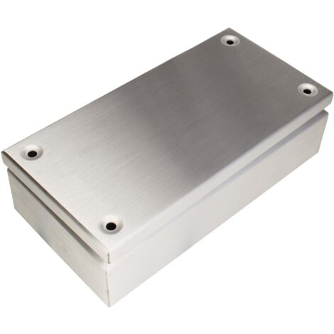 Boitier de raccordement en Acier inoxydable 300 x 150 x 80mm 0 voies, IP66 ( Prix pour 1 ) (1/3)