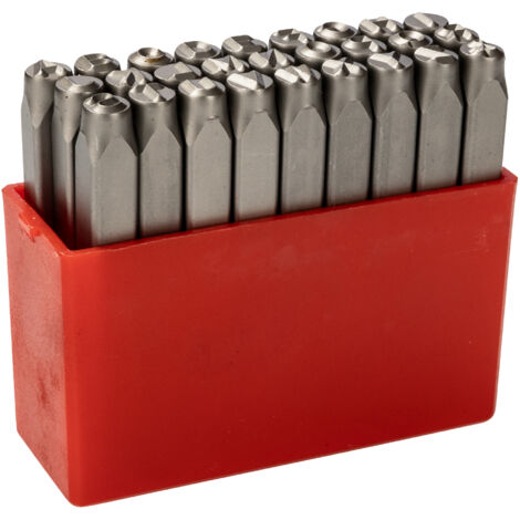 Kit de poinçons de gravure des lettres RS PRO, (A à Z) x 27 pièces ( Prix pour 1 ) (1/2)