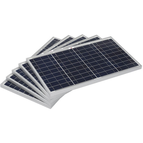 Kit panneau solaire 30W Mono 12V av régulateur 5A et batterie à