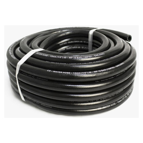 Tuyau Noir RS PRO, diamètre interne: 10mm, longueur 20m, pour Automobile, tuyau de chauffage, eau chaude ( Prix pour 1 )