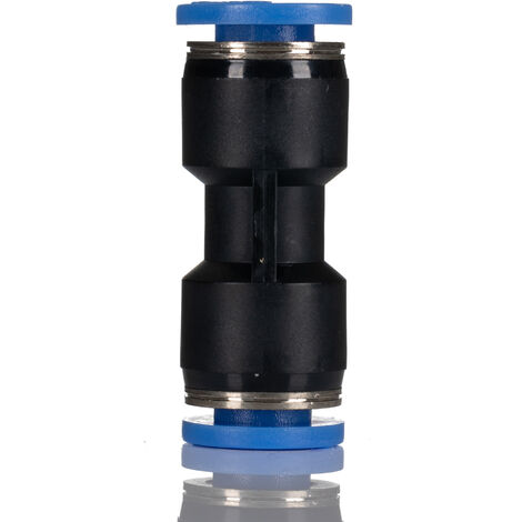 Adaptateur tube à tube droit RS PRO vers Enfichable 4 mm Enfichable 4 mm ( Prix pour Paquet de 10 ) (1/3)