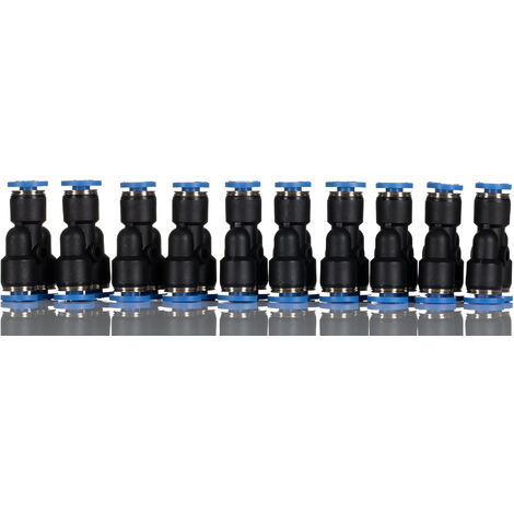 Adaptateur tuyau à tuyau en Y RS PRO vers Enfichable 4 mm Enfichable 4 mm ( Prix pour Paquet de 10 ) (1/3)