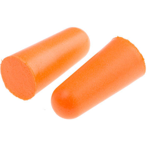 Boîte 200 paires bouchons antibruit mousse de PU orange SNR 36