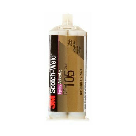 Adhésif Scotch-Weld DP105 Transparent, Liquide Cartouche double 48 ml ( Prix pour 1 )