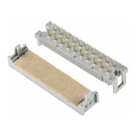 Connecteur IDC 3M Mâle, 20 contacts, 2 rangées, pas 2.54mm, Montage sur câble, série 78XX ( Prix pour 1 )