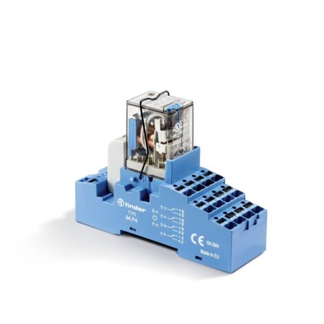 Relais d'interface Finder, 58 Series, 24V c.c., 4 RT, montage Rail DIN ( Prix pour 1 )