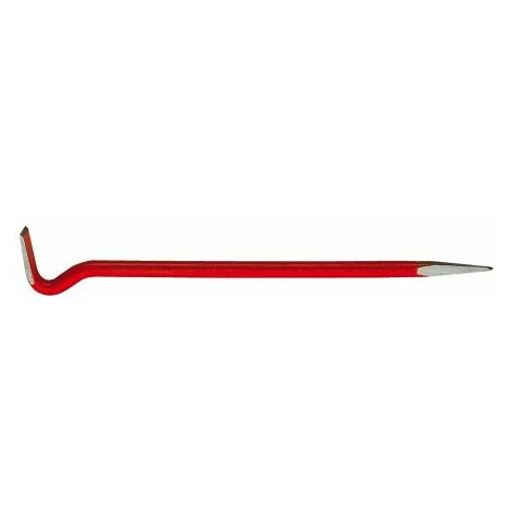 Facom – Pince-levier contrecoudée 450 mm – Modèle forgé – Traitement 45 HRc pour usage intensif – Extrémité polie et vernie