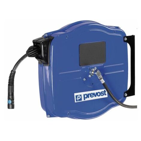 Enrouleur pneumatique PREVOST Montage mural - Ressort de rappel 8mm - 20m - G 3/8" femelle ( Prix pour 1 )