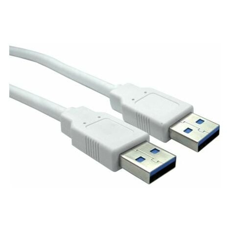 Rallonge USB RS PRO, USB A vers USB A, 2m, Blanc ( Prix pour