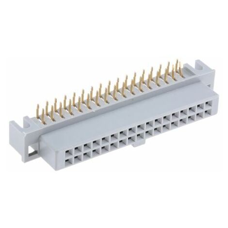 Connecteur femelle pour CI, 34 contacts, 2 rangées, 2.54mm, Traversant, Angle droit ( Prix pour 1 )