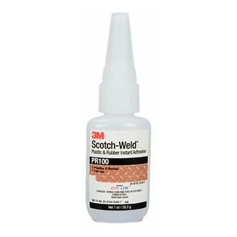Super Glue 3M Liquide Transparent, Bouteille, 50 g, Scotch-Weld PR100 ( Prix pour 1 )