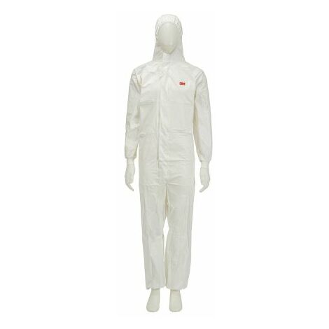 Combinaison de protection 3M, XXL Homme en Polyéthylène Blanc ( Prix pour 1 )
