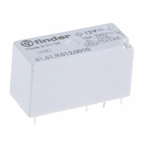 Relais de puissance Finder 41 Series, 1 RT, bobine 12V c.c. Montage sur CI 400mW ( Prix pour 1 ) (1/4)