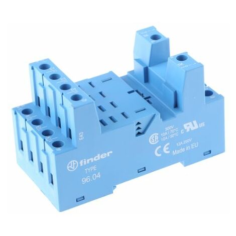 Support relais Finder série 96 14 contacts, Rail DIN, 250V c.a., pour 56.34 ( Prix pour 1 ) (1/4)
