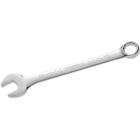 Expert – Clé mixte 25 mm en acier chrome vanadium – Profil OGV® pour accès dans espaces restreints – Tête polygonale 12 pans inclinée 15°