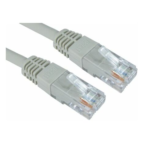 Câble Ethernet catégorie 6 UTP RS PRO, Gris, 10m PVC Avec connecteur ( Prix pour 1 )