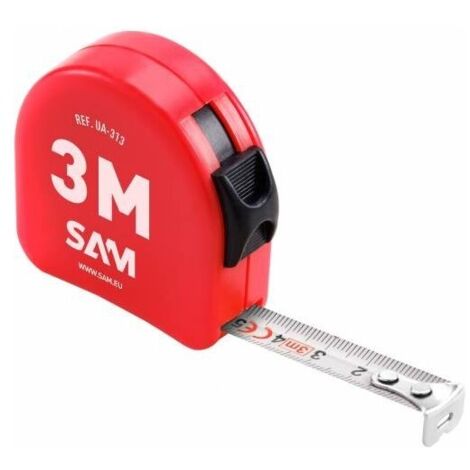 Mètre ruban SAM UA 3mx 13 Métrique ( Prix pour 1 ) (1/4)