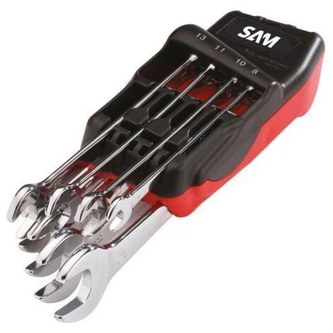 JEU DE 8 CLES MIXTES 8 A 19 MM SUR RATELIER SAM OUTILLAGE - 50NJ8 (1/3)
