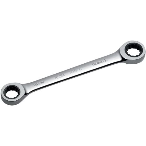 Clé Mixte à Cliquet En Acier Et Chrome Vanadium 15 Mm | Leroy Merlin