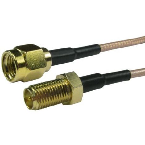 Tramo de 3 metros de Cable Coaxial RG-8 LMRLW400 de Baja pérdida, 50 Ohms