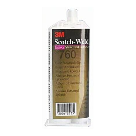Adhésif époxy 50 ml DP760 – Marron – Haute résistance pour matériaux variés – Application manuelle avec pistolet 3M EPX - TUBE 50 ML