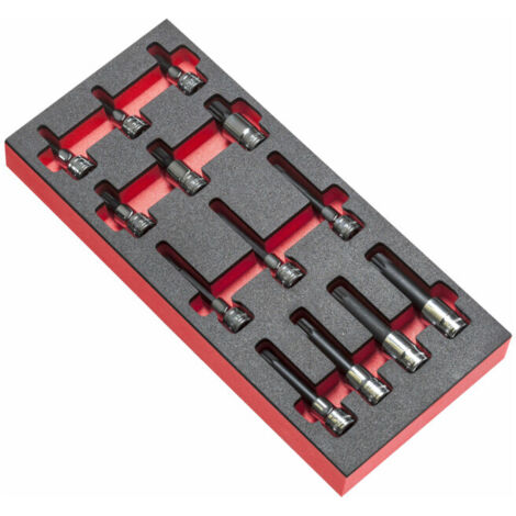 Jeu d'embouts de vissage 14 pièces – Douilles hexagonales 5 à 19mm – Compatible servantes FACOM – Vissage efficace et précis (1/2)