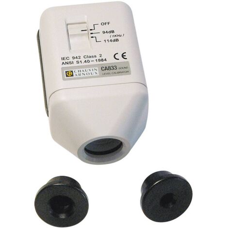 Calibrateur de sonomètre, Chauvin Arnoux, P01185301, 94/114 dB, 1kHz ( Prix pour 1 ) (1/2)