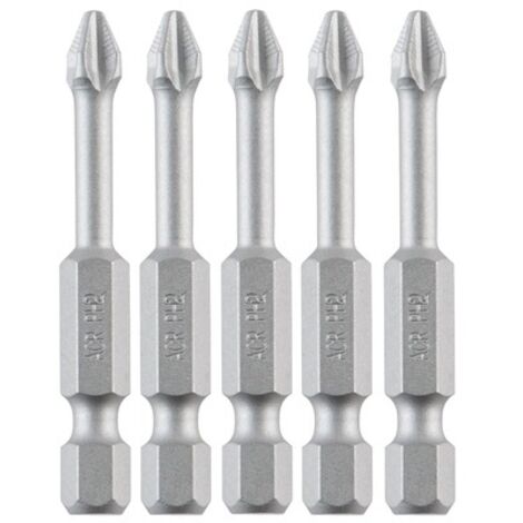 Dewalt – Embout pour visseuse Phillips PH2 – Longueur 50 mm – Métal – Lot de 5 embouts avec zone de torsion flexible