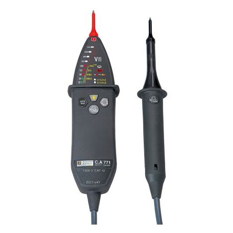 Détecteur de tension Chauvin Arnoux Ca 771 1000 V ac, 1400V c.c. max CAT IV, IP65 ( Prix pour 1 ) (1/3)