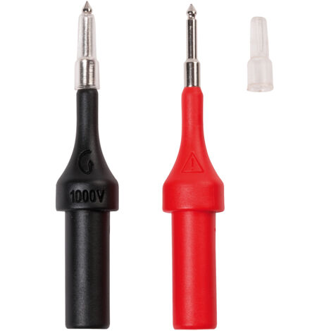 Jeu de pointes de touche Chauvin Arnoux CAT II 300 V rouge, noir 1 set D050012