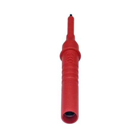 Chauvin Arnoux – Pointe de touche rouge amovible pour multimètre – Tension 230V AC – CAT IV 600V – Connecteur 4mm femelle – Lampe torche intégrée