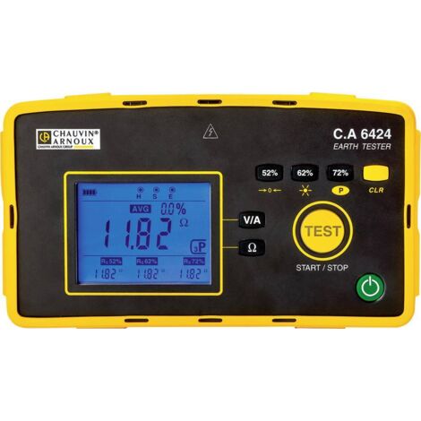 Testeur de résistance de terre Ca 6424 Chauvin Arnoux, LCD ( Prix pour 1 ) (1/5)
