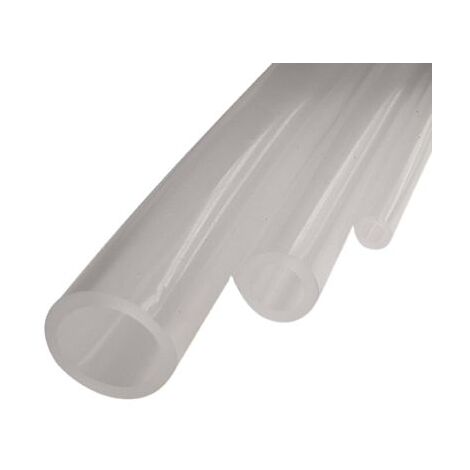 Tube flexible RS PRO Silicone, Ø 4mm x Ø 8mm, L 2m Translucide ( Prix pour 1 )
