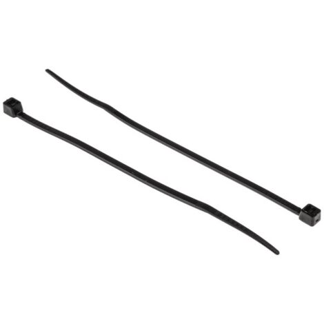 Serre-câble RS PRO 292mm x 3,6 mm Noir en Nylon 66 ( Prix pour Sachet de 250 )