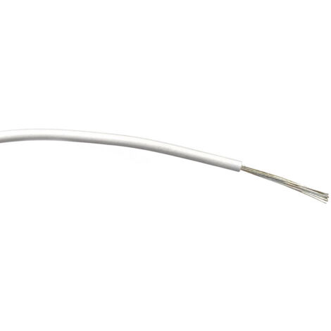 Fils de câblage RS PRO, 0,75 mm², Blanc, 100m, 1 000 V c.a. ( Prix pour Bobine de 100 Mètres )