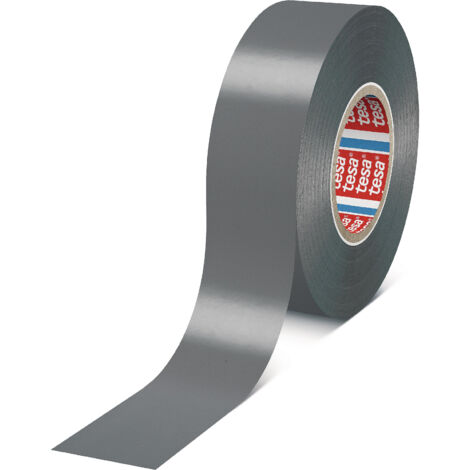 Ruban isolant Tesa Premium Soft en PVC Gris 33m x 19mm x 0.126mm ( Prix pour 1 ) (1/2)
