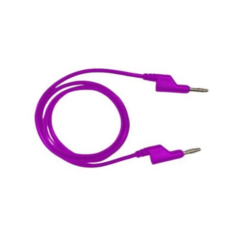 Cordons de test RS PRO, Pourpre, 10A, 1000V, long. 500mm ( Prix pour 1 )