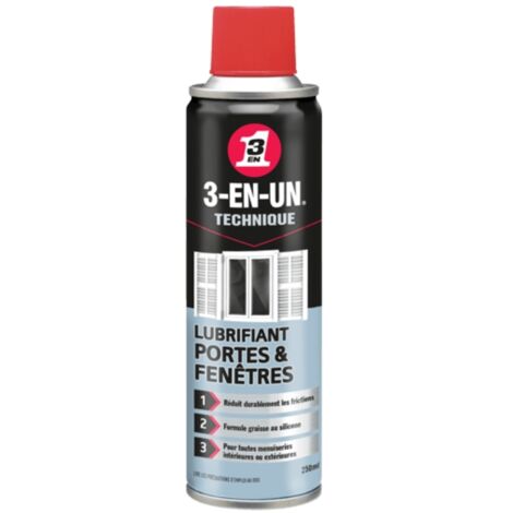 Wd40 Company – Spray lubrifiant double position 200 ml – Réduit frictions et grincements – Protection contre rouille et corrosion – Pour portes et fenêtres