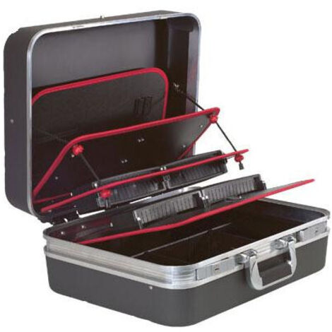 Facom – Mallette à outils en polypropylène 486 x 430 x 205mm – 5 tiroirs modulables – Antichoc – Poignée bi-matière – Compartiment documents (1/3)