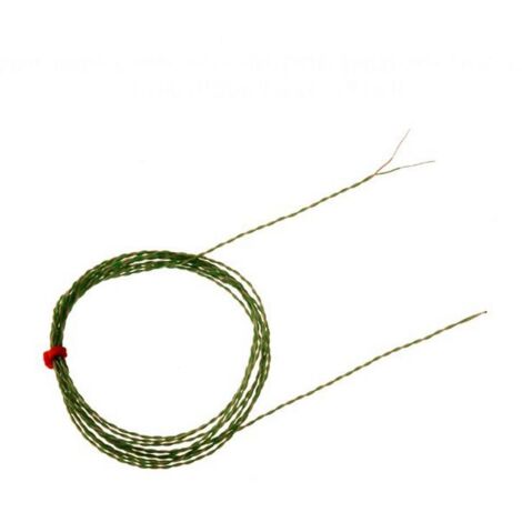 Thermocouple à jonction exposée RS PRO type K Ø 1/0.2mm, L 2m, +250°C max à Raccord dénudé ( Prix pour 1 )