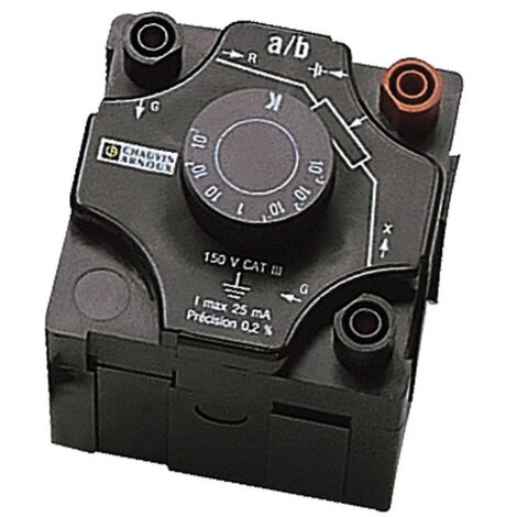 Boîte à décades de résistance Chauvin Arnoux, résolution 0.1O ( Prix pour 1 )