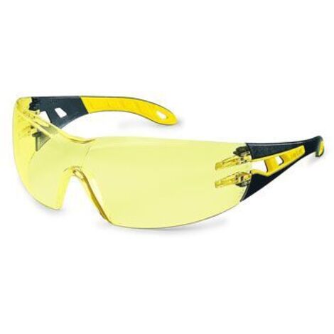 Lunettes de protection Uvex PHEOS Ambre Polycarbonate antibuée, Résistant aux rayures, protection UV 400 ( Prix pour 1 )